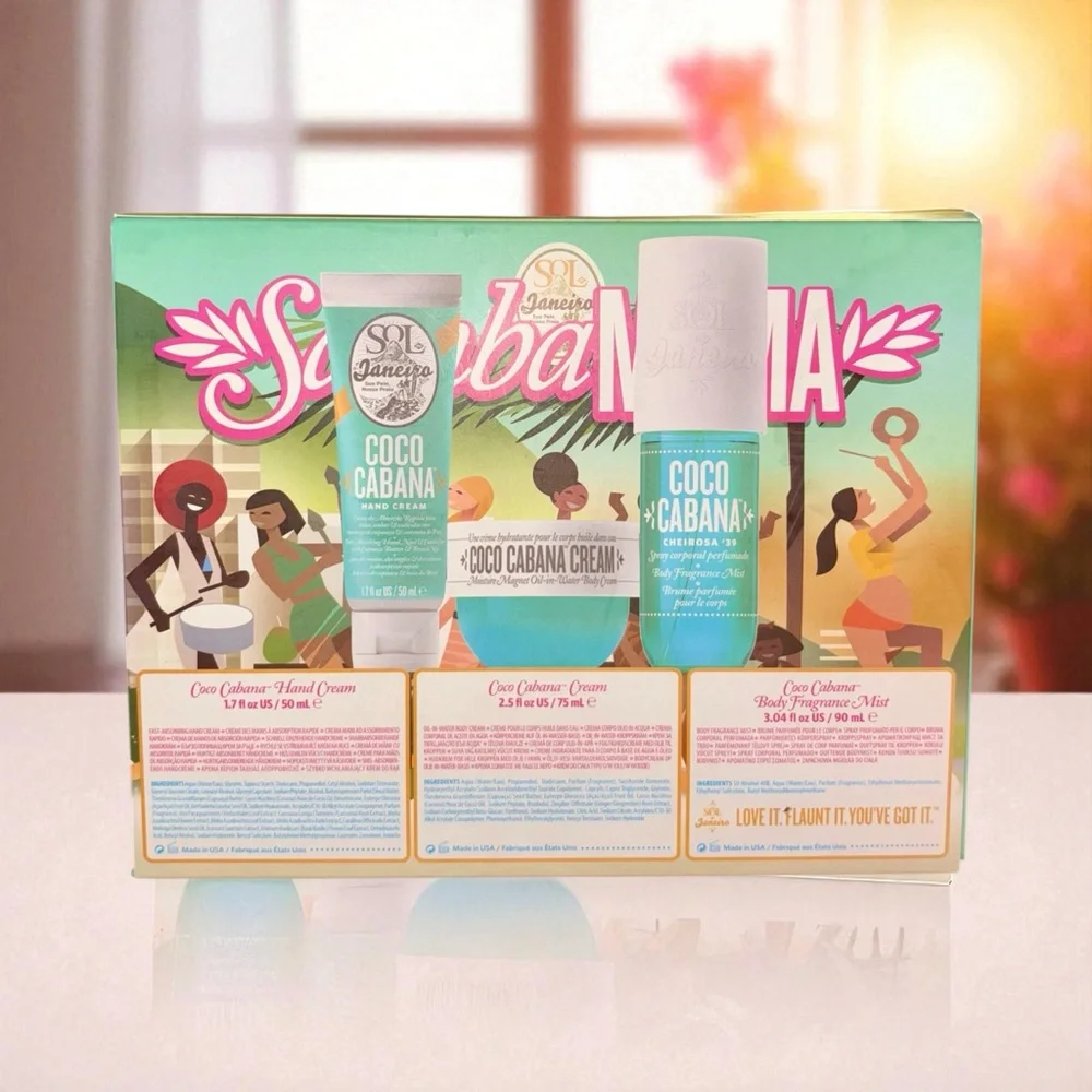 ⚫️ Sol de Janeiro Samba Mama Set Coco Cabana CHEIROSA 39 Fragrance Hand Cream - Picture 3 of 7